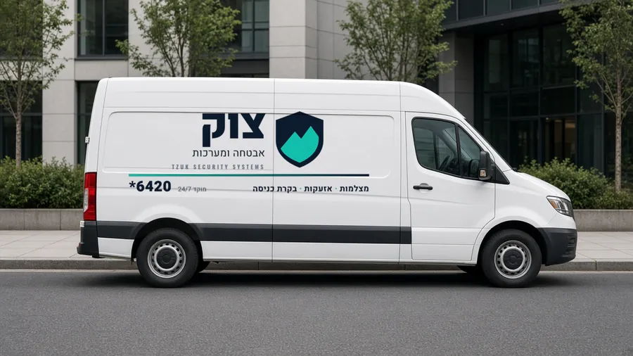 רכב חברת צוק עם המיתוג